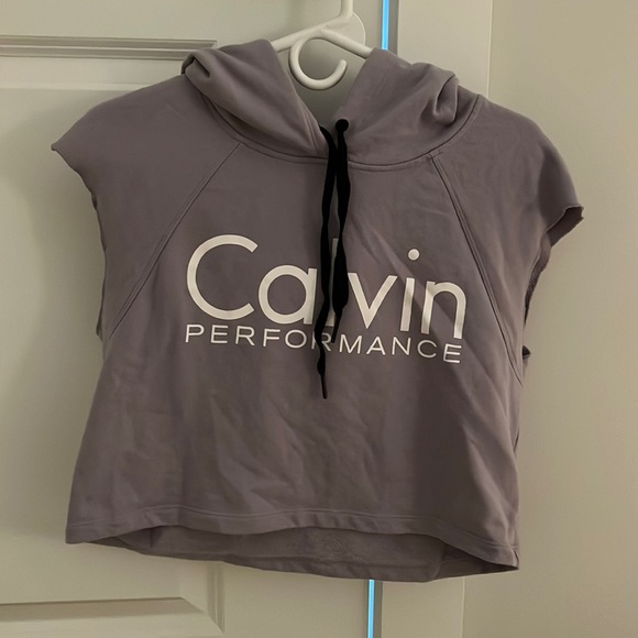CALVIN PERFORMANCE cut off sweatshirt. - Picture 1 of 1